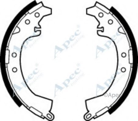 APEC braking SHU484 Brake Shoe